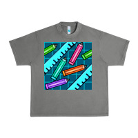 Tornado school pencil seamless pattern Urban Heavy Tee - BundleAndBundleShop