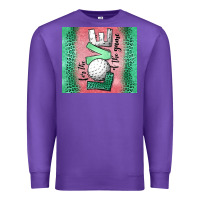 Purple for the love of the game golf Premium Sweatshirt - Jasminsmagicworld