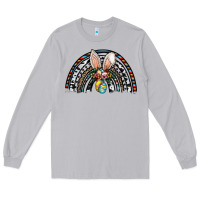 Moon Dust easter rainbow Long Sleeve Tee - CowhideDigitalArt