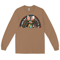 Toasted Coconut easter rainbow Long Sleeve Tee - CowhideDigitalArt