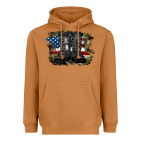 Meerkat american flag with army boots Heavyweight Hoodie - RanaPortraitStore