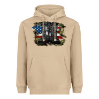 Mushroom american flag with army boots Heavyweight Hoodie - RanaPortraitStore