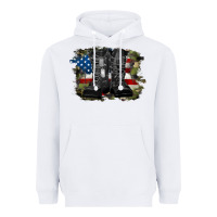White american flag with army boots Heavyweight Hoodie - RanaPortraitStore
