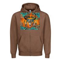 Chestnut wild soul boho bull skull Zipper Hoodie - RanaPortraitStore