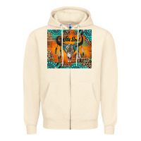 Sandshell wild soul boho bull skull Zipper Hoodie - RanaPortraitStore
