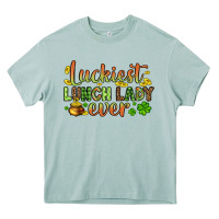Arona St. Patrick's Luckiest lunch lady ever Heavy Core Tee - OliviaCreatesArt
