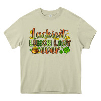 Mossy St. Patrick's Luckiest lunch lady ever Heavy Core Tee - OliviaCreatesArt