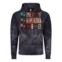 Cloud Black be merry be jolly be kind Vintage Hoodie - SublimationCraftShop