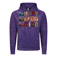 Cloud Purple be merry be jolly be kind Vintage Hoodie - SublimationCraftShop