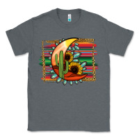Charcoal Heather Desert Moon With Serape Background Classic Tee - Jasminsmagicworld