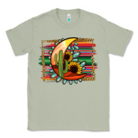 Matcha Desert Moon With Serape Background Classic Tee - Jasminsmagicworld