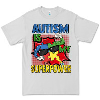 Dove Grey Autism is my superpower Autism Awareness Day Premium Tee - FaDigitalArtStudio