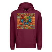 Burgundy i teach au some kids Premium Hoodie - Artiststas
