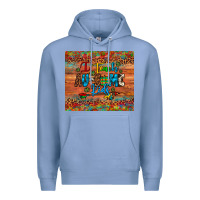 Colony Blue i teach au some kids Premium Hoodie - Artiststas