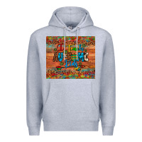 Heather Grey i teach au some kids Premium Hoodie - Artiststas