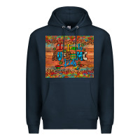 Navy i teach au some kids Premium Hoodie - Artiststas