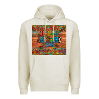 Oatmeal Heather i teach au some kids Premium Hoodie - Artiststas
