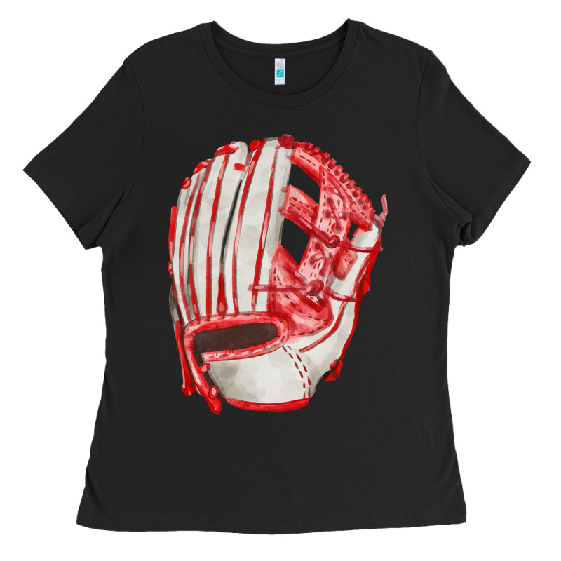 Catchers Mitt Fa Element Ladies Tee by FaDigitalArtStudio | Teevron