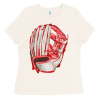 Bone Catchers Mitt Fa Element Ladies Tee - FaDigitalArtStudio