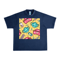 Navy nurse medicine seamless pattern Urban Heavy Tee - BundleAndBundleShop