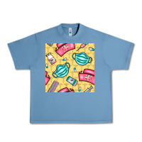 Pebble Blue nurse medicine seamless pattern Urban Heavy Tee - BundleAndBundleShop