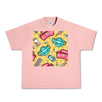 Salmon nurse medicine seamless pattern Urban Heavy Tee - BundleAndBundleShop