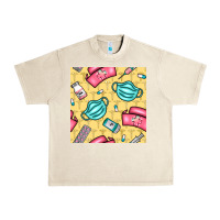 Sandshell nurse medicine seamless pattern Urban Heavy Tee - BundleAndBundleShop