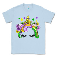 Dusty Blue unicorn mardi gras olivia Classic Tee - OliviaCreatesArt
