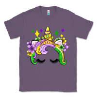 Lavender unicorn mardi gras olivia Classic Tee - OliviaCreatesArt