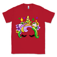 Red unicorn mardi gras olivia Classic Tee - OliviaCreatesArt