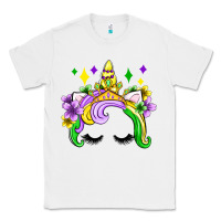 White unicorn mardi gras olivia Classic Tee - OliviaCreatesArt