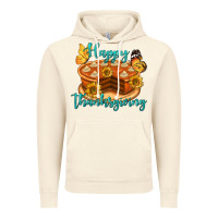 Vintage Artic Happy Thanksgiving Pumpkin Pie Vintage Hoodie - LillyAllenDesigns