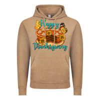 Vintage Coffee Happy Thanksgiving Pumpkin Pie Vintage Hoodie - LillyAllenDesigns