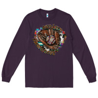 Plum Autism Awareness Baseball Long Sleeve Tee - CowhideDigitalArt