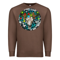 Chestnut Bull Skull Christmas Premium Sweatshirt - RanaPortraitStore