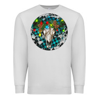 Bull Skull Christmas Premium Sweatshirt | Teevron