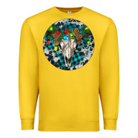 Lemon Bull Skull Christmas Premium Sweatshirt - RanaPortraitStore