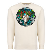 Sandshell Bull Skull Christmas Premium Sweatshirt - RanaPortraitStore