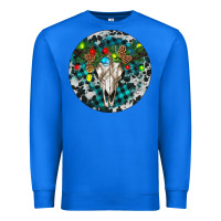 True Royal Bull Skull Christmas Premium Sweatshirt - RanaPortraitStore