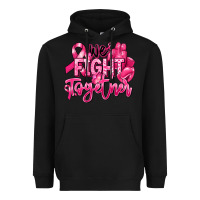Black we fight together breast cancer Heavyweight Hoodie - RanaPortraitStore