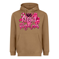 Toasted Coconut we fight together breast cancer Heavyweight Hoodie - RanaPortraitStore