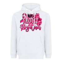 White we fight together breast cancer Heavyweight Hoodie - RanaPortraitStore