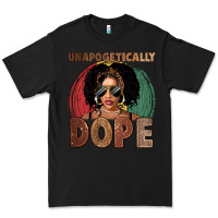 Black Unapologetically dope Premium Tee - FaDigitalArtStudio