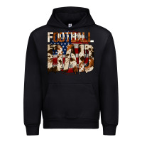 Black american football dad Urban Hoodie - Jasminsmagicworld