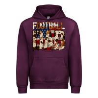 Mauve Wine american football dad Urban Hoodie - Jasminsmagicworld