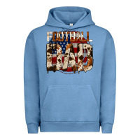 Pigment Pebble Blue american football dad Urban Hoodie - Jasminsmagicworld