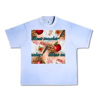 Grape Ice Best Teacher Seamless Pattern Urban Heavy Tee - BundleAndBundleShop