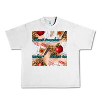 Lunar Rock Best Teacher Seamless Pattern Urban Heavy Tee - BundleAndBundleShop
