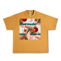 Peanut Butter Best Teacher Seamless Pattern Urban Heavy Tee - BundleAndBundleShop