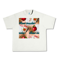 Pistachio Best Teacher Seamless Pattern Urban Heavy Tee - BundleAndBundleShop